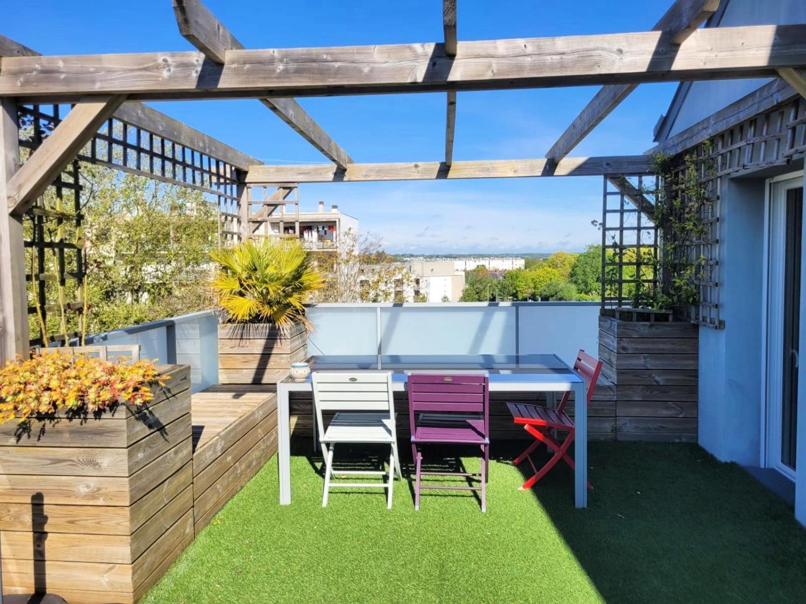 Le Nid : Rooftop Moderne Surplombant La Ville Ναντ Εξωτερικό φωτογραφία